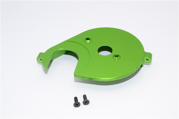Axial Yeti & RR10 Bomber Aluminum Spur Gear Cover Plate - 1Pc Set Green