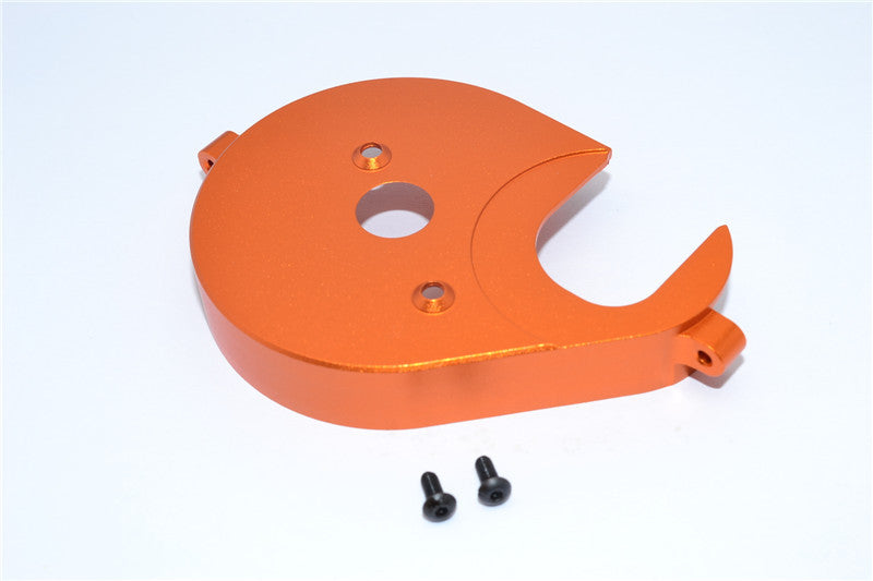 Axial Yeti & RR10 Bomber Aluminum Spur Gear Cover Plate - 1Pc Set Orange