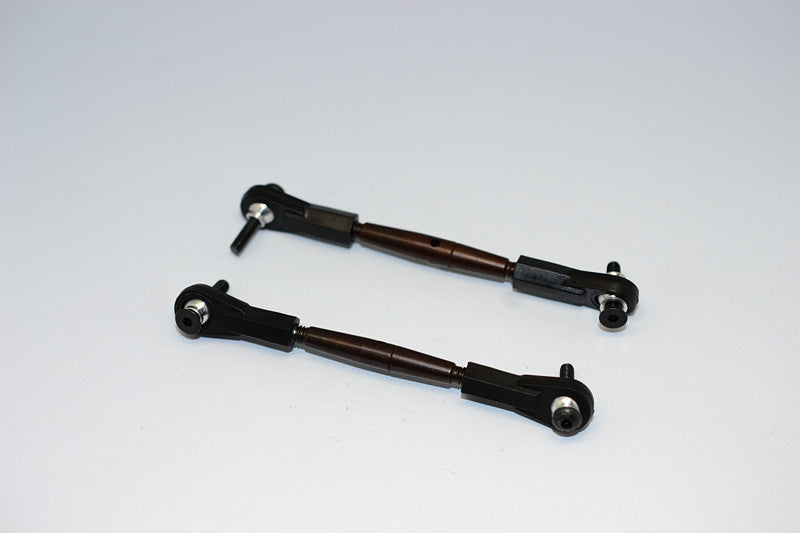 Axial Yeti Spring Steel Steering Anti-Thread Tie Rod With Black Plastic Ends - 1Pr Set