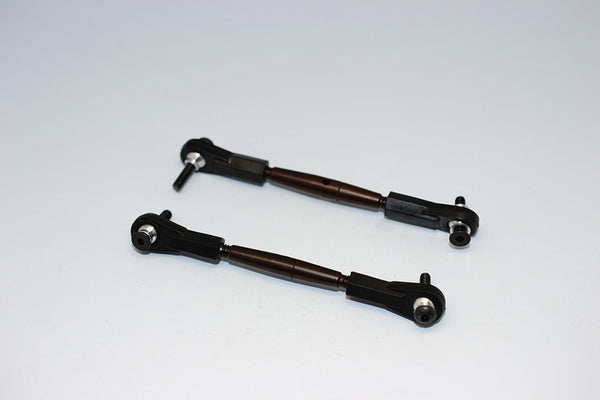 Axial Yeti Spring Steel Steering Anti-Thread Tie Rod With Black Plastic Ends - 1Pr Set