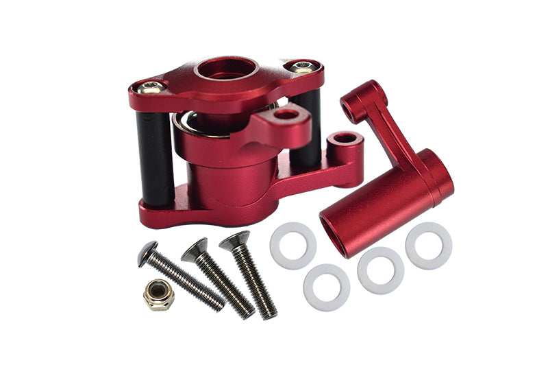Axial Yeti Aluminum Steering Assembly - 6 Pcs Red