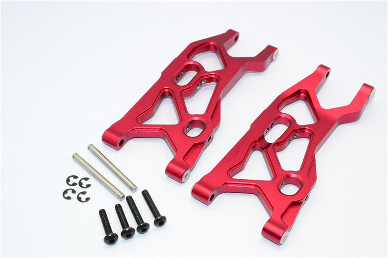 Axial Yeti Aluminum Front Lower Arm - 1 Pr Set Red