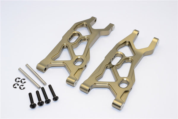 Axial Yeti Aluminum Front Lower Arm - 1 Pr Set Titanium
