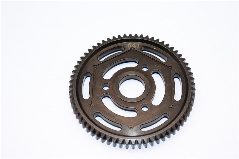 Axial Yeti Steel #45 Spur Gear 32 Pitch 64T - 1Pc Black
