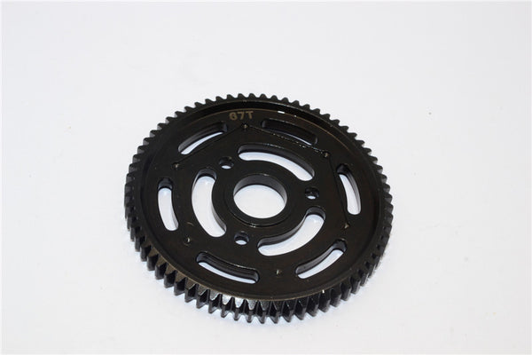 Axial Yeti Steel #45 Spur Gear 32 Pitch 67T - 1Pc Black