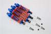 Axial Yeti (AX90026) & Yeti SCORE (AX90068) Aluminum Rally Racing Front And Rear Dampers (F:86mm R:110mm) - 2Prs Set Blue