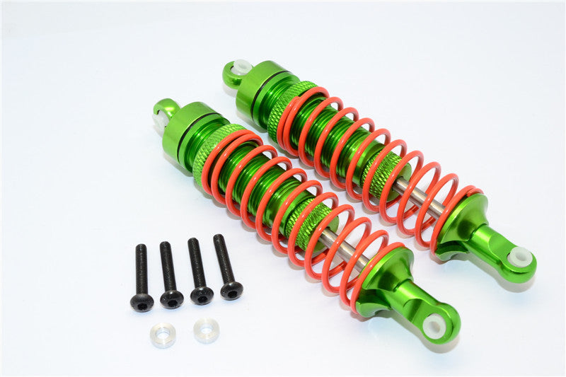 Axial Yeti Aluminum Front Adjustable Spring Damper (95mm) - 1Pr Set Green
