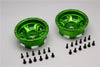 Axial Yeti Aluminum Front / Rear 2.2 Wheels Beadlock (6 Poles Swirl) - 1Pr Set Green