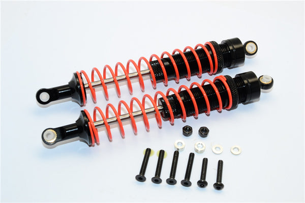 Axial Yeti Aluminum Rear Adjustable Spring Damper (125mm) - 1Pr Set Black