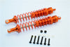 Axial Yeti Aluminum Rear Adjustable Spring Damper (125mm) - 1Pr Set Orange