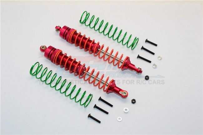 Axial Yeti (AX90026) & Yeti SCORE (AX90050, AX90068) Aluminum Rear Adjustable Spring Damper (125mm) - 1Pr Set Orange