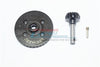 Harden Steel #45 Diff Bevel Gear 38T & Pinion Gear 13T For Axial RR10 / Wraith Spawn / Yeti / Yeti Score / SMT10 - 3Pc Set Black