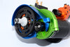Axial Yeti Aluminum Spur Gear Adapter + Steel Spur Gear 32 Pitch 64T - 2 Pcs Set Green