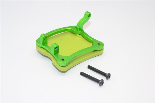 Axial Yeti Aluminum + Plastic Rear Axle Protector Mount - 1 Set Green