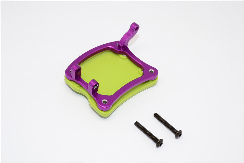 Axial Yeti Aluminum+Plastic Rear Axle Protector Mount (For Original Axle Housing) - 1 Set Purple