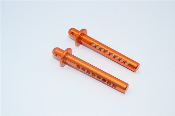 Axial Yeti Aluminum Front Body Post - 1Pr Orange