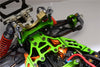 Axial Yeti Aluminum Front Body Post - 1Pr Titanium