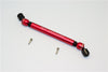 Axial Yeti Aluminum Rear Main Drive Shaft With Steel Joint (147mm-157mm) - 1Pc Set Red