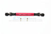 Axial Yeti Steel+Aluminum Rear Main Drive Shaft - 1Pc Set Red