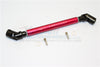 Axial Yeti (AX90026) & Yeti SCORE (AX90050, AX90068) Steel Adjustable Main Shaft With Alloy Body - 1Pc Set Red