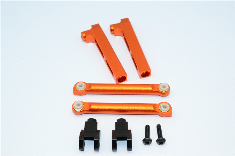Axial Yeti Aluminum Rear Sway Bar Mount - 6 Pcs Set Orange