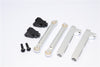 Axial Yeti Aluminum Rear Sway Bar Mount - 6 Pcs Set Silver