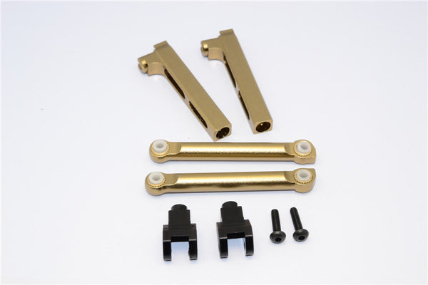 Axial Yeti Aluminum Rear Sway Bar Mount - 6 Pcs Set Titanium