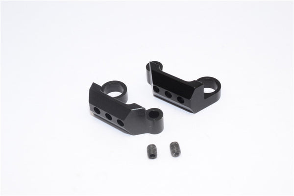 Axial Yeti Aluminum Rear Cage Mount - 1Pr Black