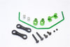 Axial Yeti Aluminum Anti-Roll Bar - 3Pcs Set Green