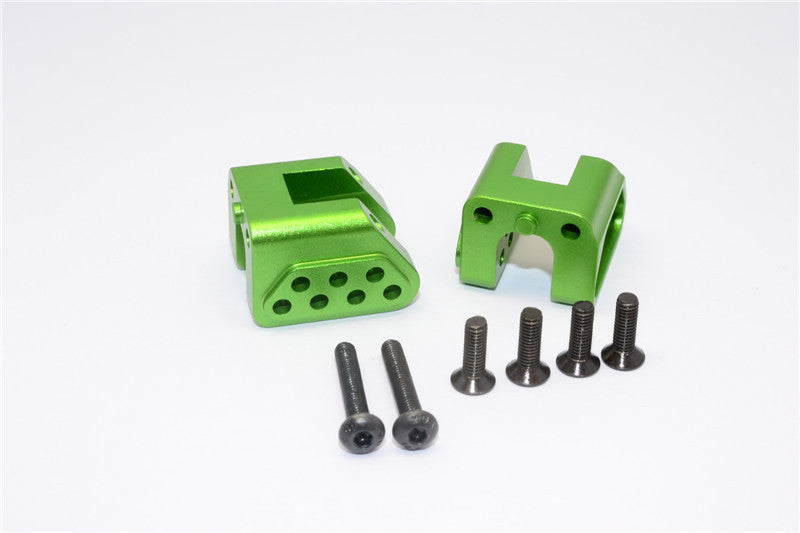Axial Yeti XL Monster Buggy Aluminum Rear Chassis Links Mount - 2 Pcs Set Green