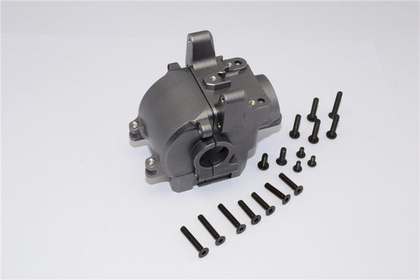 Axial Yeti XL Monster Buggy Aluminum Front Axle Housing Mount - 1 Set Gray Silver