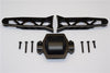 Axial Yeti XL Monster Buggy Aluminum Rear Axle Housing Mount - 3Pcs Set Black