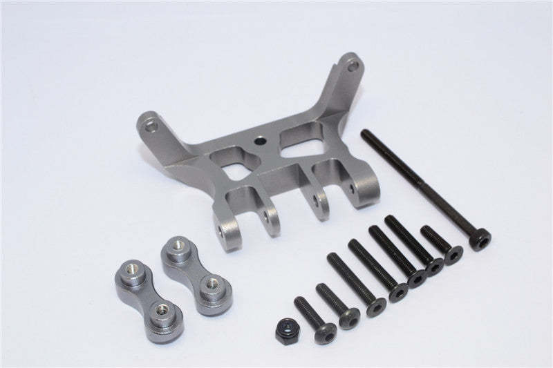 Axial Yeti XL Monster Buggy Aluminum Rear Axle Truss - 1 Set Gray Silver