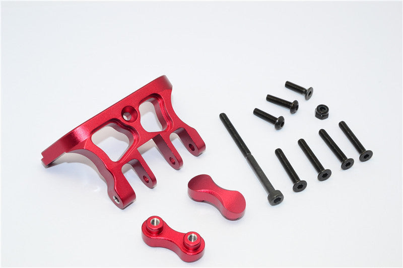 Axial Yeti XL Monster Buggy Aluminum Rear Axle Truss - 1 Set Red