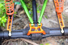 Axial Yeti XL Monster Buggy Aluminum Rear Axle Truss - 1 Set Orange
