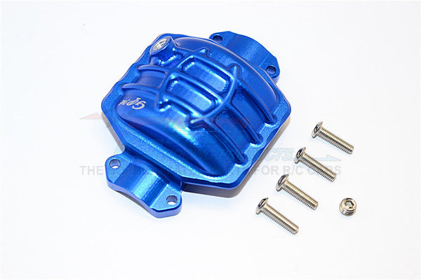 Axial Yeti XL Monster Buggy Aluminum Rear Axle Cover - 1Pc Set Blue