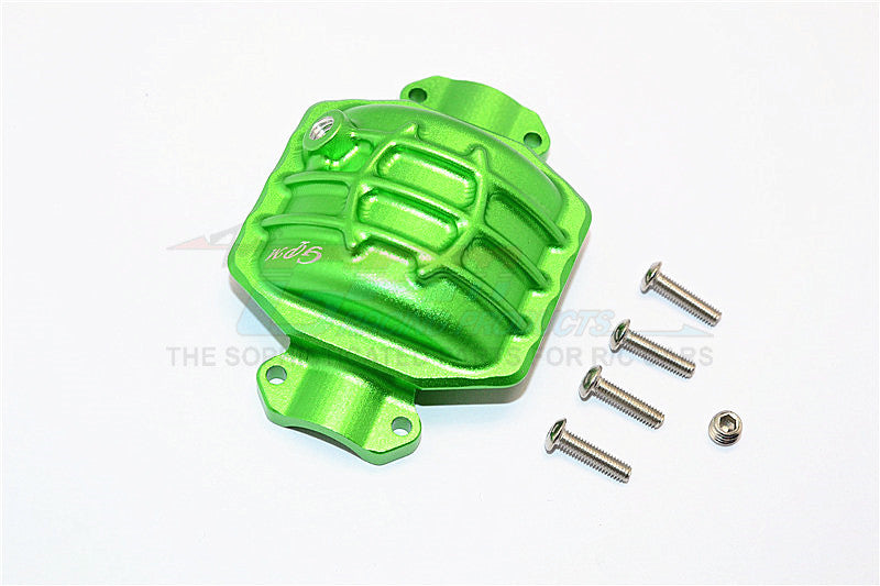 Axial Yeti XL Monster Buggy Aluminum Rear Axle Cover - 1Pc Set Green