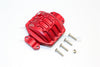 Axial Yeti XL Monster Buggy Aluminum Rear Axle Cover - 1Pc Set Red