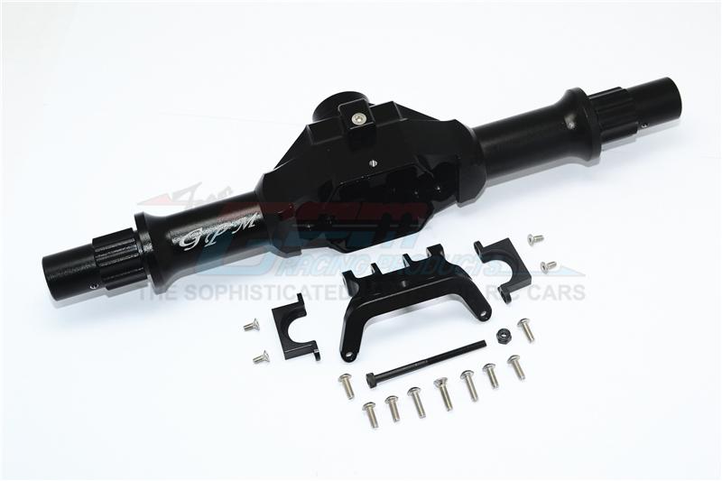 Axial Yeti XL Monster Buggy Aluminum Rear Gear Box (Without Cover) - 1 Set Black