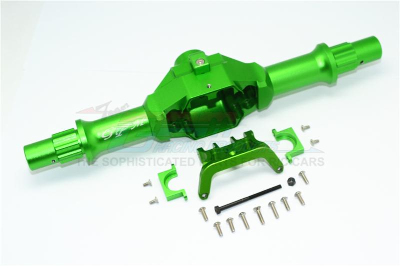 Axial Yeti XL Monster Buggy Aluminum Rear Gear Box (Without Cover) - 1 Set Green