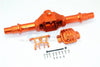 Axial Yeti XL Monster Buggy Aluminum Rear Gear Box (With Cover) - 1 Set Orange