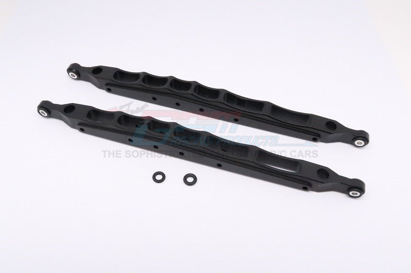 Axial Yeti XL Monster Buggy Aluminum Rear Lower Chassis Link Parts - 1Pr Set Black