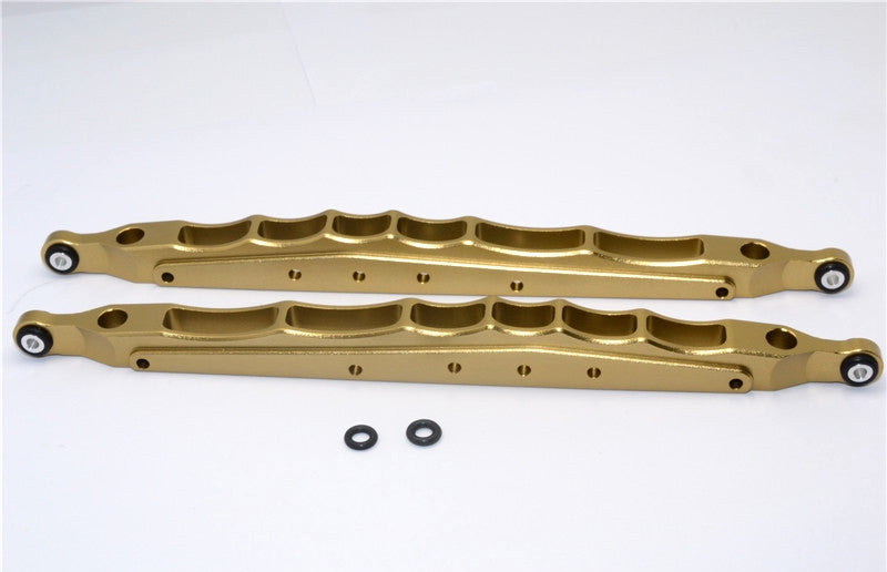 Axial Yeti XL Monster Buggy Aluminum Rear Lower Chassis Link Parts - 1 Pr Set Titanium