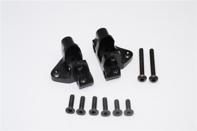 Axial Yeti XL Monster Buggy Aluminum Rear Lower Chassis Link Parts Mount - 1Pr Set Black