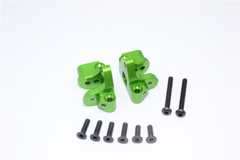 Axial Yeti XL Monster Buggy Aluminum Rear Lower Chassis Link Parts Mount - 1Pr Set Green