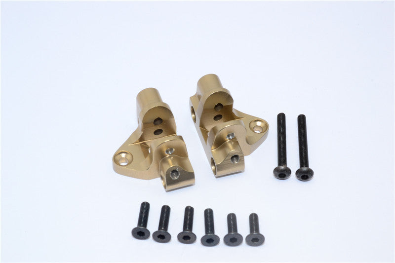 Axial Yeti XL Monster Buggy Aluminum Rear Lower Chassis Link Parts Mount - 1Pr Set Titanium