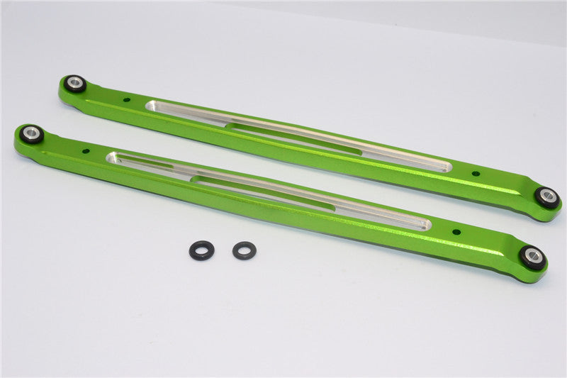 Axial Yeti XL Monster Buggy Aluminum Rear Upper Chassis Link Parts - 1Pr Green