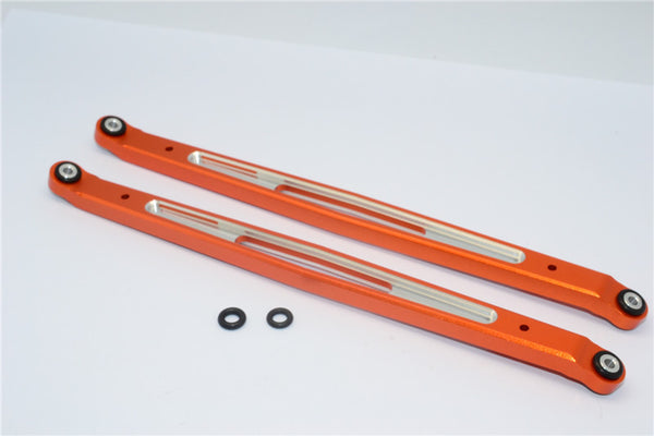 Axial Yeti XL Monster Buggy Aluminum Rear Upper Chassis Link Parts - 1Pr Orange