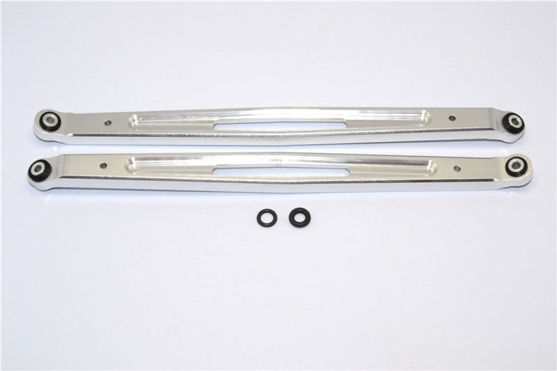 Axial Yeti XL Monster Buggy Aluminum Rear Upper Chassis Link Parts - 1Pr Silver