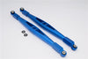 Axial Yeti XL Monster Buggy Aluminum Rear Upper Chassis Link Parts - 1Pr Blue